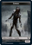 Zombie // Zombie Double-sided Token (005 MIC/005 MID) [Innistrad: Midnight Hunt Commander]