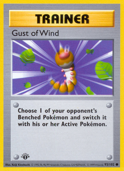 Gust of Wind (93/102) [Base Set 1st Edition]