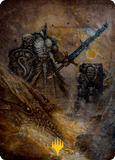 Dakkon, Shadow Slayer Art Card (48) (Gold-Stamped Signature) [Modern Horizons 2 Art Series]