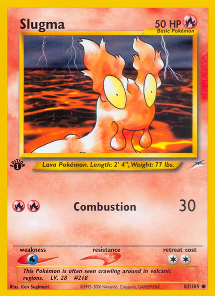 Slugma (82/105) [Neo Destiny 1st Edition]