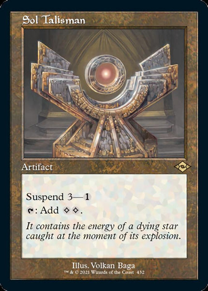Sol Talisman (Retro Etched Foil) [Modern Horizons 2]