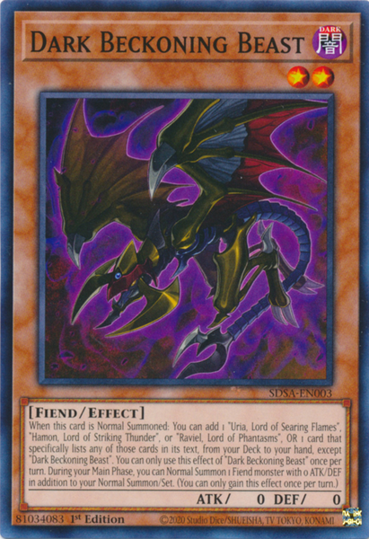Dark Beckoning Beast [SDSA-EN003] Common