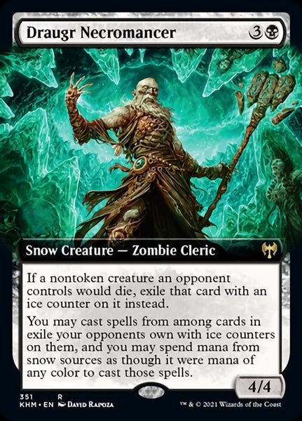 Draugr Necromancer (Extended) [Kaldheim Extended Art]