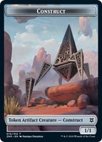 Construct // Drake Double-sided Token [Zendikar Rising Tokens]