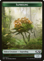 Angel // Saproling Double-sided Token [Core Set 2021 Tokens]