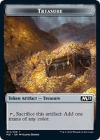 Treasure // Zombie Double-sided Token [Core Set 2021 Tokens]