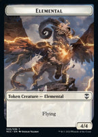 Clue // Elemental (005) Double-sided Token [Streets of New Capenna Commander Tokens]