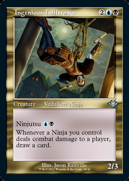 Ingenious Infiltrator (Retro Etched Foil) [Modern Horizons]