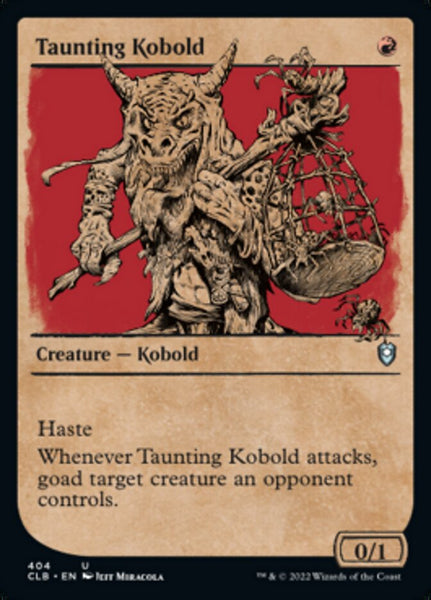 Taunting Kobold (Showcase) [Commander Legends: Battle for Baldur's Gate]