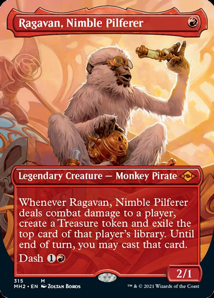 Ragavan, Nimble Pilferer (Borderless) [Modern Horizons 2]