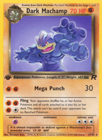 Dark Machamp (27/82) [Team Rocket 1st Edition]