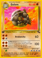 Golem (36/62) [Fossil 1st Edition]