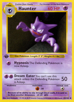Haunter (29/102) [Base Set 1st Edition]