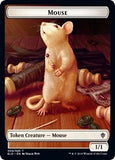 Mouse // Food (17) Double-sided Token [Throne of Eldraine Tokens]