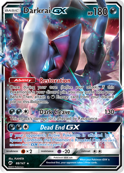 Darkrai GX (88a/147) [Alternate Art Promos]