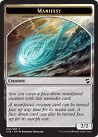 Manifest // Zombie Double-sided Token [Commander 2018 Tokens]