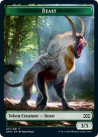 Beast // Saproling Double-sided Token [Double Masters Tokens]