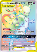 Mewtwo & Mew GX (242/236) [Sun & Moon: Unified Minds]