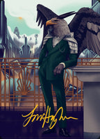 Falco Spara, Pactweaver 2 Art Card (Gold-Stamped Signature) [Streets of New Capenna Art Series]