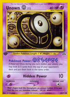 Unown [O] (69/75) [Neo Discovery 1st Edition]