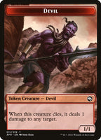 Devil // Vecna Double-sided Token [Dungeons & Dragons: Adventures in the Forgotten Realms Tokens]