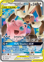 Mega Lopunny & Jigglypuff GX (165/236) [Sun & Moon: Cosmic Eclipse]