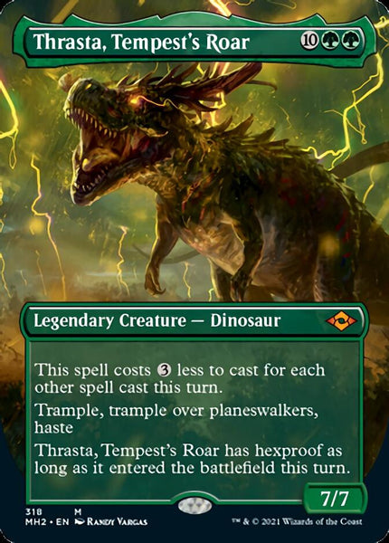 Thrasta, Tempest's Roar (Borderless) [Modern Horizons 2]