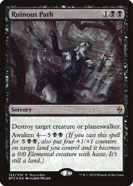 Ruinous Path (Buy-a-Box) [Battle for Zendikar Promos]