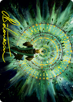 Verdant Mastery Art Card (Gold-Stamped Signature) [Strixhaven: School of Mages Art Series]