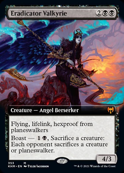 Eradicator Valkyrie (Extended) [Kaldheim Extended Art]