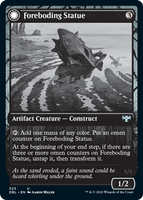Foreboding Statue // Forsaken Thresher [Innistrad: Double Feature]