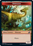 Dinosaur // Human Soldier (005) Double-sided Token [Ikoria: Lair of Behemoths Tokens]