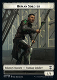Eldrazi // Human Soldier Double-sided Token [Streets of New Capenna Commander Tokens]