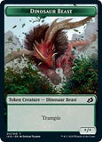 Dinosaur Beast // Human Soldier (004) Double-sided Token [Ikoria: Lair of Behemoths Tokens]