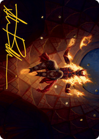Yusri, Fortune's Flame Art Card (Gold-Stamped Signature) [Modern Horizons 2 Art Series]