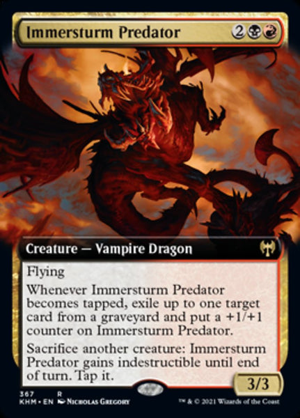 Immersturm Predator (Extended) [Kaldheim Extended Art]