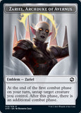 Dog Illusion // Zariel, Archduke of Avernus Emblem Double-sided Token [Dungeons & Dragons: Adventures in the Forgotten Realms Tokens]