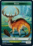 Beast // Human Soldier (004) Double-sided Token [Ikoria: Lair of Behemoths Tokens]