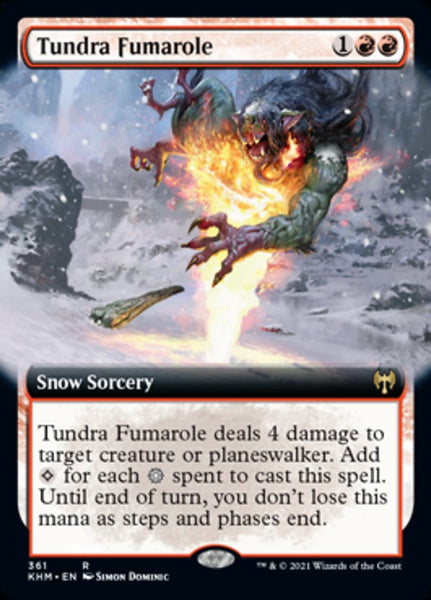 Tundra Fumarole (Extended) [Kaldheim Extended Art]