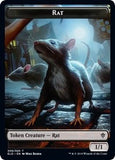 Rat // Food (16) Double-sided Token [Throne of Eldraine Tokens]