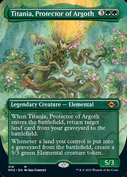 Titania, Protector of Argoth (Borderless) [Modern Horizons 2]
