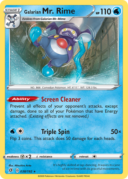 Galarian Mr. Rime (38/192) [Sword & Shield: Rebel Clash]