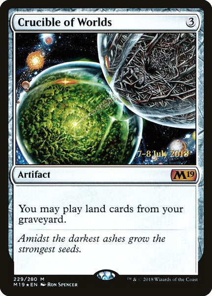 Crucible of Worlds  [Core Set 2019 Prerelease Promos]