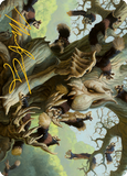 Scurry Oak Art Card (Gold-Stamped Signature) [Modern Horizons 2 Art Series]