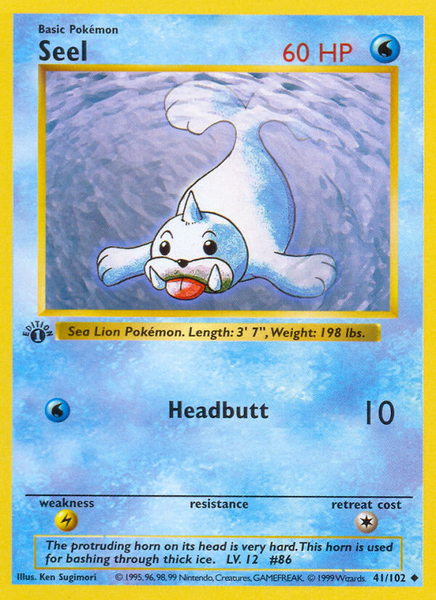 Seel (41/102) [Base Set 1st Edition]