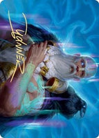 Alrund, God of the Cosmos Art Card (Gold-Stamped Signature) [Kaldheim: Art Series]