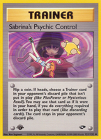 Sabrina's Psychic Control (121/132) [Gym Challenge 1st Edition]